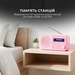 Радіоприймач Sharp DR-P420 Pink - мініатюра 9