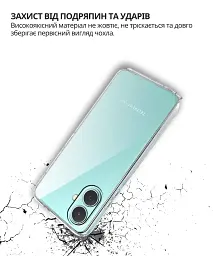 Чохол до мобільного телефона BeCover Silicone Tecno Spark Go 2 (KM4) Transparent (714682) - мініатюра 5