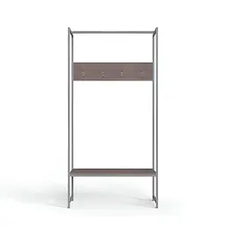 Вішалка модульна підлогова Ferrum-decor Треліс 12 180x90x38 сірий ДСП Дуб Сонома Трюфель 16мм (FRD-104323)
