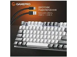 Клавіатура GamePro Genesis Metallic (MK144G) - мініатюра 11