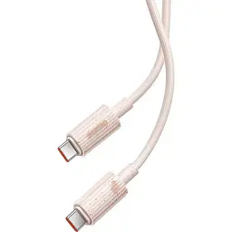 Кабель Baseus Habitat Series Fast Charging Cable Type-C to Type-C 100W 2m P10360202421-01 Pink - мініатюра 2