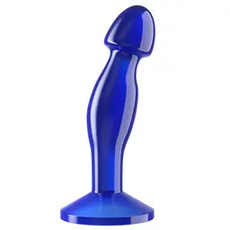 Анальна пробка - Flawless Clear Prostate Plug 6.5" Blue - мініатюра 2