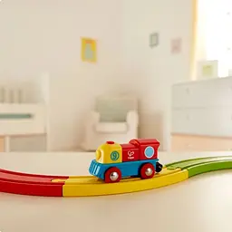 Паровозик для залізниці Hape (E3820) - мініатюра 6