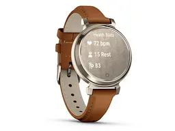 Смарт-годинник Garmin Lily 2 Cream Gold with Tan Leather Band (010-02839-60) - мініатюра 3