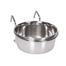 Flamingo Small Animal Bowl фламінго навісна миска для гризунів, годівниця з гачком, нержавіюча сталь S 0.3 л