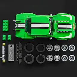 Колекційна машинка-конструктор Hot Wheels Mattel Brick Shop Speed Camaro (JFT16) - мініатюра 3