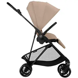 Коляска Cybex Melio Carbon Almond Beige з бампером (525000011) - мініатюра 3