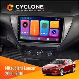 Штатна магнітола Mitsubishi Lancer 9 2000-2010 Cyclone C9-001 2x32 CPL Cyclone (НФ-00002606)