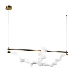 Люстра LED Levistella 7813168 (1200) AB, 18W, 3000K, бронзовий метал, стельова для вітальні