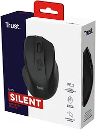 Trust Миша Trust Nito Silent, WL, чорний - мініатюра 8