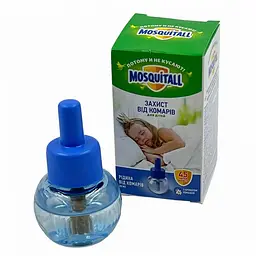 Рідина для фумігатора від комарів Mosquitall Ніжний захист для дітей, 45 ночей, 30 мл