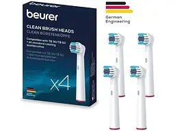 Насадки до зубних щіток Beurer TB 15/30/50 Clean 4 шт White (TB_15/30/50_C_4) - мініатюра 3