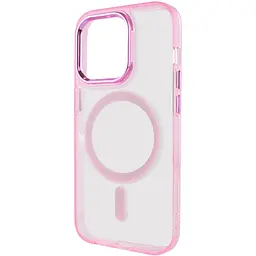 Чохол TPU Iris with MagSafe для Apple iPhone 14 Pro (6.1) Рожевий - мініатюра 3