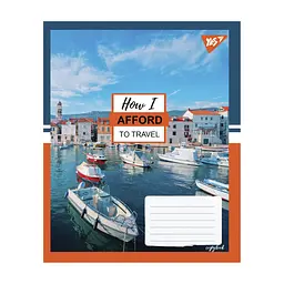 Зошит Yes А5 Travel 96 аркушів, лінія (766131), в асортименті