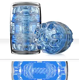 Мастурбатор Fleshlight Quickshot Turbo Blue Ice - мініатюра 2