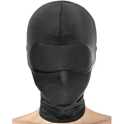 Капюшон для Бдсм із закритими очима та ротом Fetish Tentation Closed Hood (чорний) - мініатюра 3