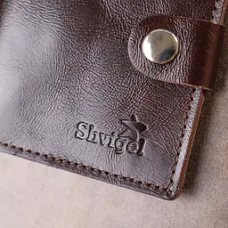 Стильне шкіряне портмоне для чоловіків Shvigel 16485 коричневе - мініатюра 6