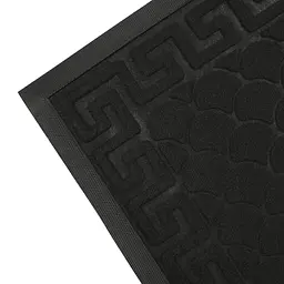 Килимок придверний Eco Fabric Луска з кромкою чорний 40 х 60 см (4060-101) - мініатюра 6