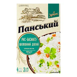 Рис Басматі Хуторок Панський шліфований довгий 400 г - мініатюра 2