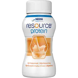 Готова молочна суміш Nestle Resource Protein Ресурс Протеїн, зі смаком абрикосу, 800 мл (4 шт по 200 мл) - мініатюра 3