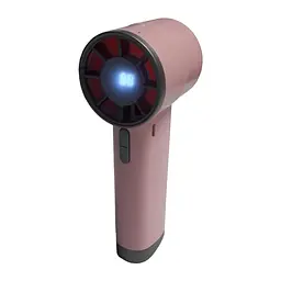 Мінівентилятор Wuji Handheld Fan DS1013 на акумуляторі, 3,8 Вт, рожево-сірий, портативний маленький вентилятор