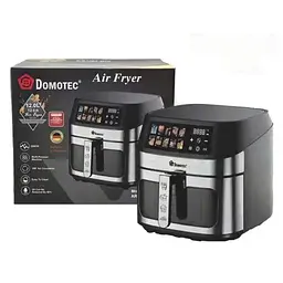 Аерофритюрниця Domotec MS-3222 електрична 12 л Чорний 2800 Вт - мініатюра 3