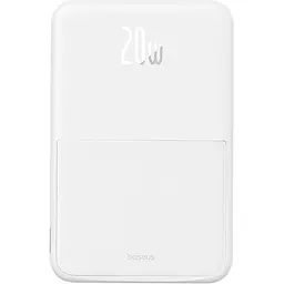 Зовнішній акумулятор Baseus MagPro Magnetic Bracket 5000mAh 20W White [P10064101223-00] [102132] - мініатюра 3