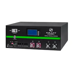 Акумуляторна батарея літій-залізо-фосфатна 48В 10240Втг Kraft KRF-48/200BRM LiFePO4 монтаж в стійку 19" (42-00085)