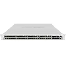 Комутатор Mikrotik CRS354-48P-4S+2Q+RM, 48xGE PoE+, 4xSFP+, 2xQSFP+, 750W max, L3 - мініатюра 2