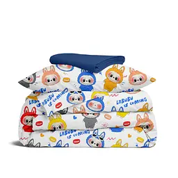 Дитяча постільна білизна Cosas LABUBU FUN CS7 110х140см (LabubuFun_El80-81Denim_140)