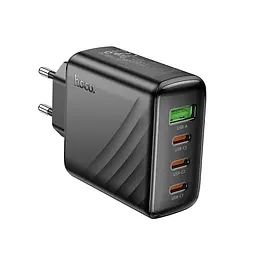 Зарядний пристрій Hoco CS27A 1USB /3Type-C 67W/3A PD/QC 3.0 Black (35876_3605545) - мініатюра 4