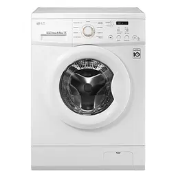 Пральна машина LG з фронтальним завантаженням FH2C3WD, 6.5кг, 1200, A+++, глибина 44см, Інвертор, Білий (FH2C3WD) - мініатюра 2