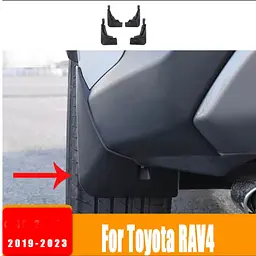 Бризковики для Toyota Rav 4 2018- 4WD ДВС Комплект 4 шт (BTYRV2221-4WD) - мініатюра 2