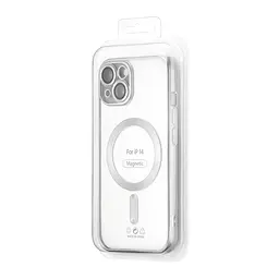 Чохол Ductil Metallic Edge with MagSafe (Protected Camera & Lens) iPhone 14 Silver - мініатюра 2