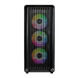 Корпус Montech X5, Black, Mid Tower, без БЖ, для E-ATX / ATX / Micro ATX / Mini ITX, 1xType-C / 1xUSB 3.0 / 2xUSB 2.0, макс. CPU - 165 мм / GPU - 410 мм, 3x140 мм ARGB / 1x140 мм ARGB, бічна панель із загартованого скла - мініатюра 6
