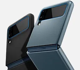 Захисне скло на камеру HD DK 3D Color Glass для Samsung Galaxy Z Flip3 5G F711 black - мініатюра 7