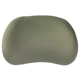 Подушка підголовник ортопедична Yiwu Memory Foam 30х20х13 см матовий трикотаж оливковий