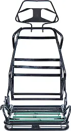 Геймерське крісло GT Racer чорне з темно-синім (X-8009 Fabric Dark Blue/Black) - мініатюра 12