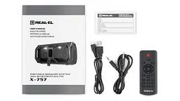 Акустика REAL-EL X-757 Black [82782] - мініатюра 11