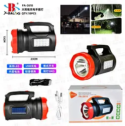 Кемпінговий ліхтар FA-2618 (5W XHP + 15SMD) + microUSB + 2х18650 (2 режими) - мініатюра 6