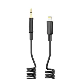 Адаптер XO NB-R255A Lightning to 3.5 мм Чорний - мініатюра 6