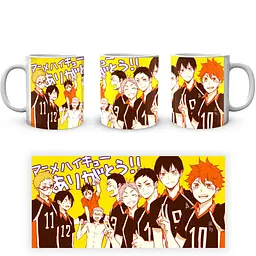 Кухоль GeekLand Haikyu!! Волейбол Карасуно HK 001.10 330 мл білий - мініатюра 3
