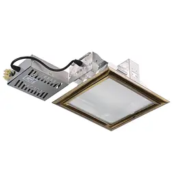 Світильник стельовий Brille врізний DL-10W/2x26W AB 166317 - мініатюра 3