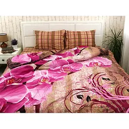 Комплект постільної білизни Руно євро "20-1315Fuchsia" сатин 845.137К_20-1315Fuchsia - мініатюра 3