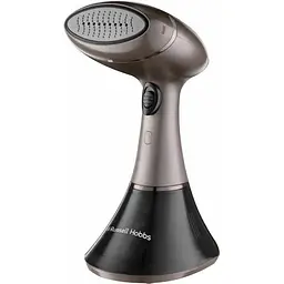 Russell Hobbs Відпарювач компактний Steam Genie Aroma, 1800Вт, 200мл, постійна пара - 32гр, керам. підошва, чорно-коричневий
