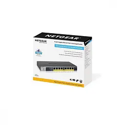 Комутатор некерований Netgear GS108PP (GS108PP-100EUS) - мініатюра 4