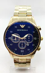 Наручний годинник чоловічий No Brand Emporio Armani Золотистий (IBW680YB) - мініатюра 2