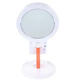 Дзеркало косметичне настільне із підставкою для телефона  LED підсвіткою Bailong BL-JG-003 - мініатюра 3