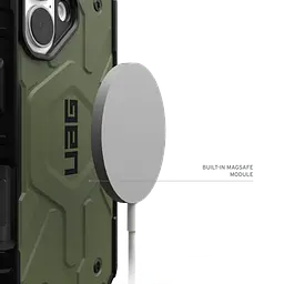 Оригінальний протиударний чохол UAG Pathfinder MagSafe для iPhone 16 Olive 114470117272 - мініатюра 9