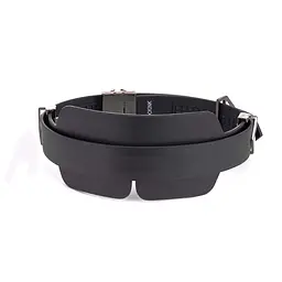 Маска на очі LOCKINK Blindfold Kit, натуральна шкіра, чорна